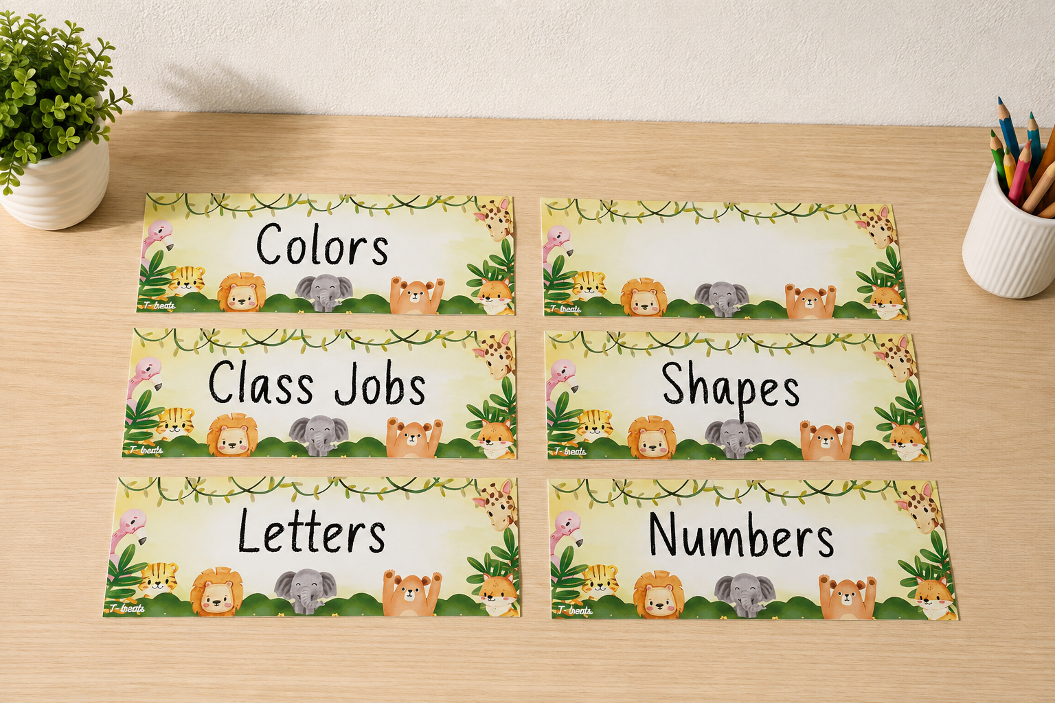 Jungle Classroom Decoration Set