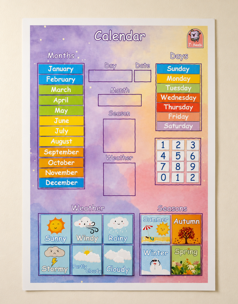 Rainbow Teacher Organization Pack