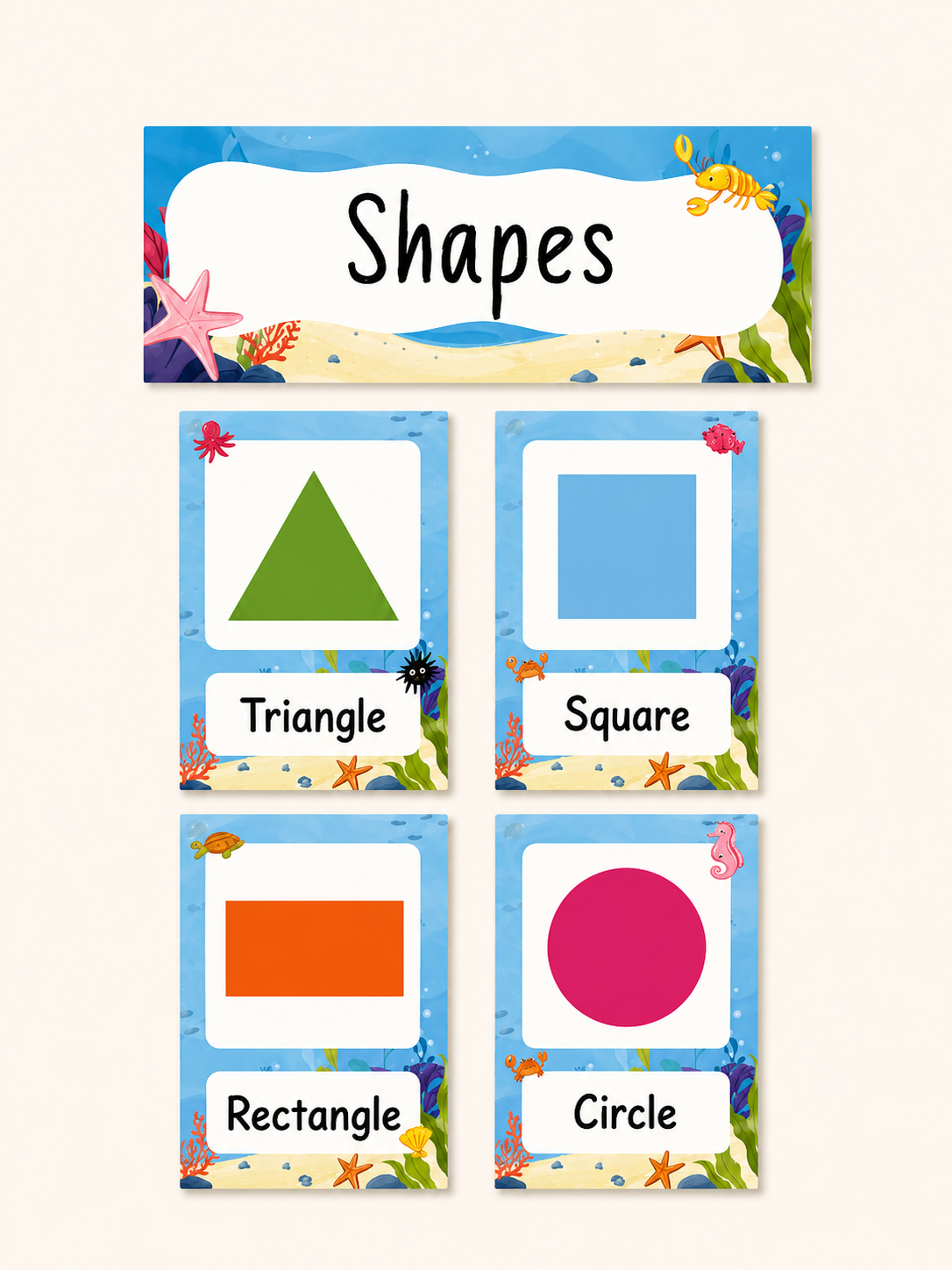 Under the sea Classroom Decoration Set