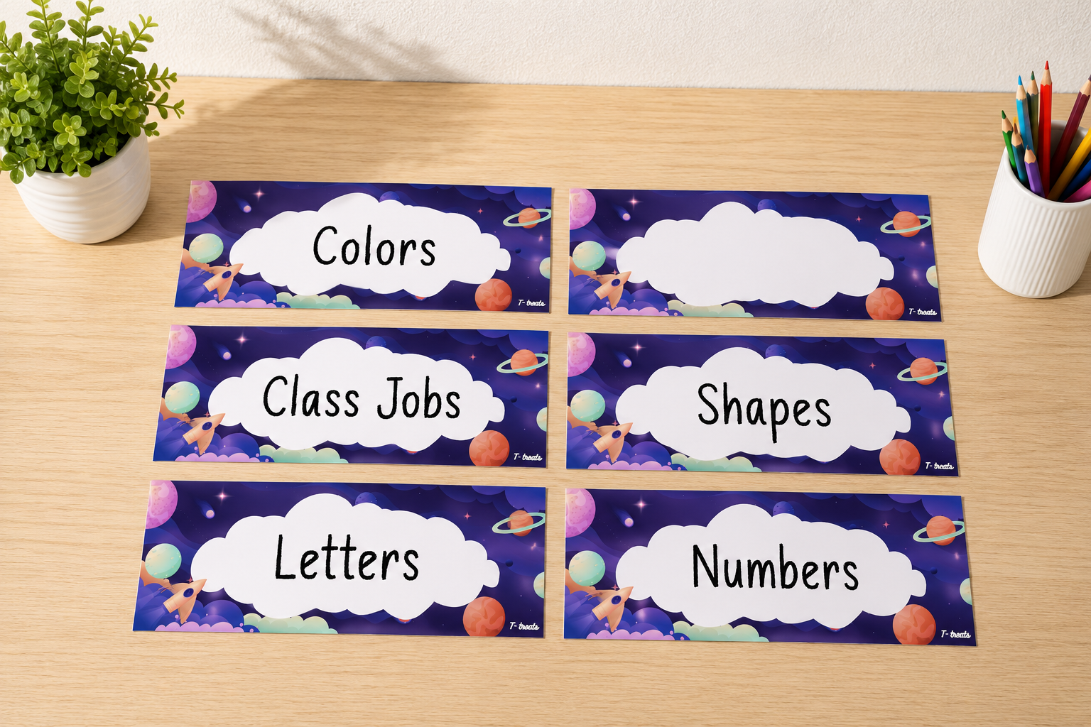 Space Classroom Decoration Set