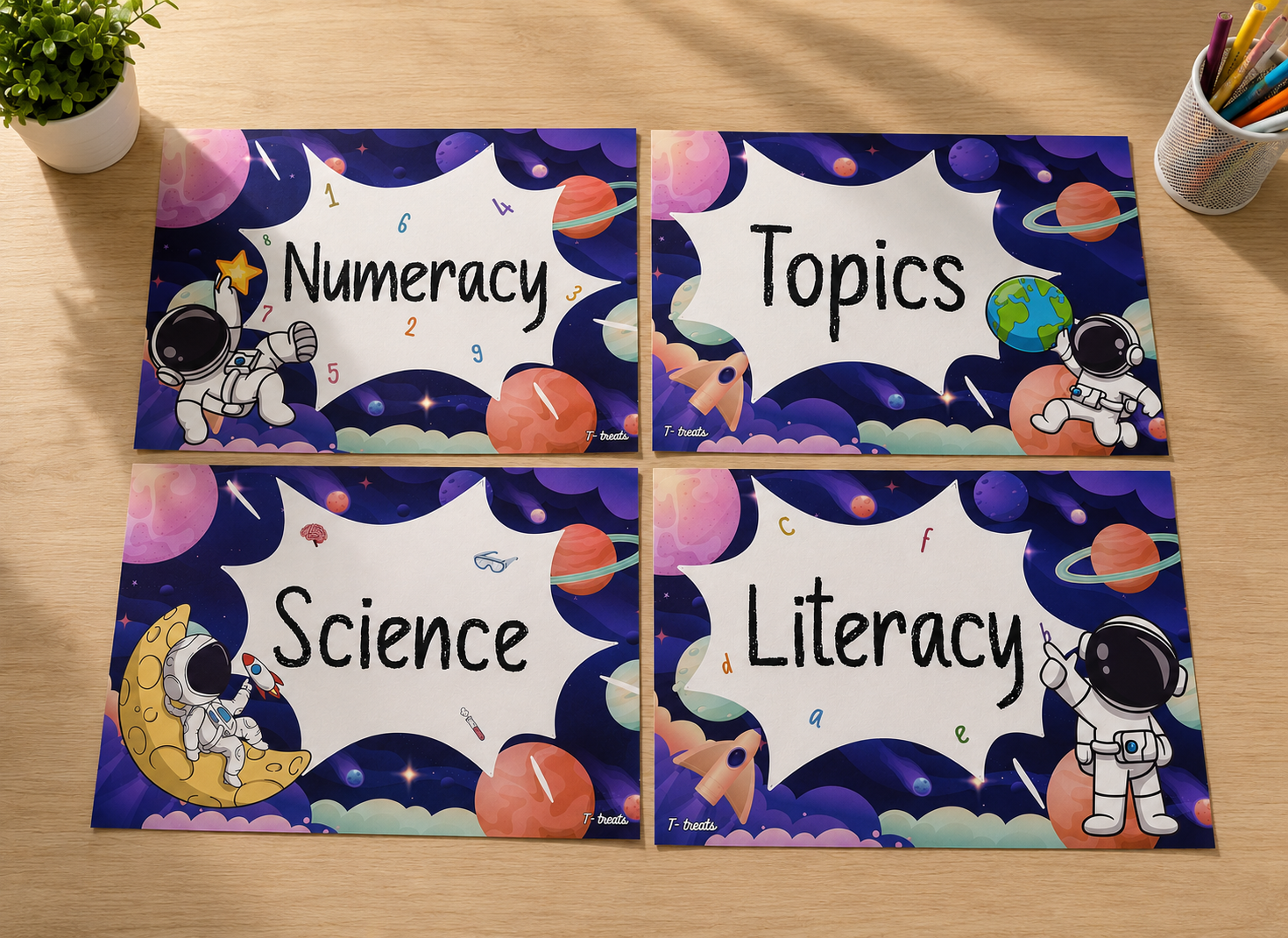 Space Classroom Decoration Set