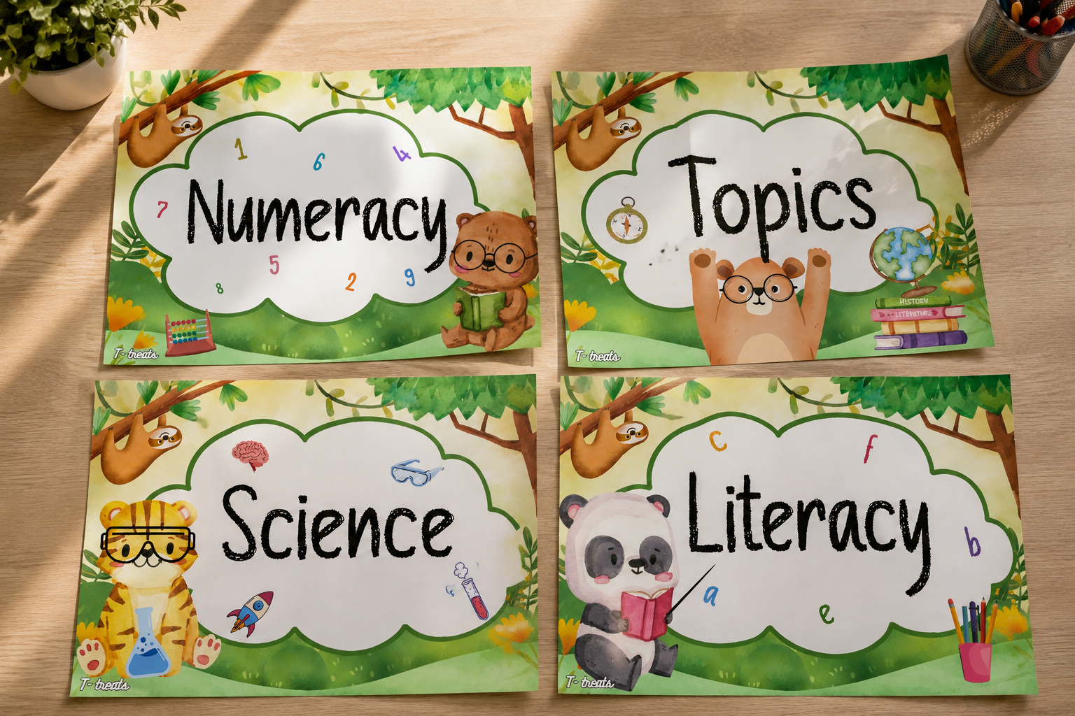 Jungle Classroom Decoration Set