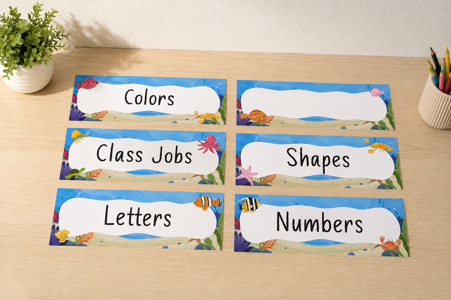 Under the sea Classroom Decoration Set