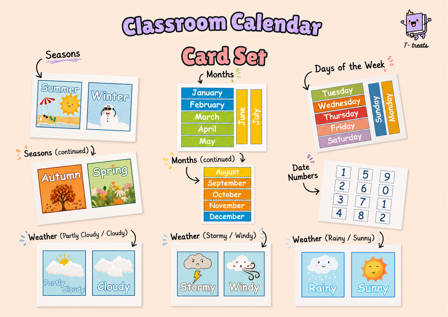 Sky Classroom Calendar